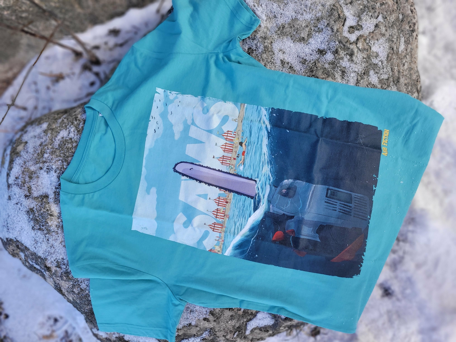 Arb Fiction Jaws Saws T-Shirt