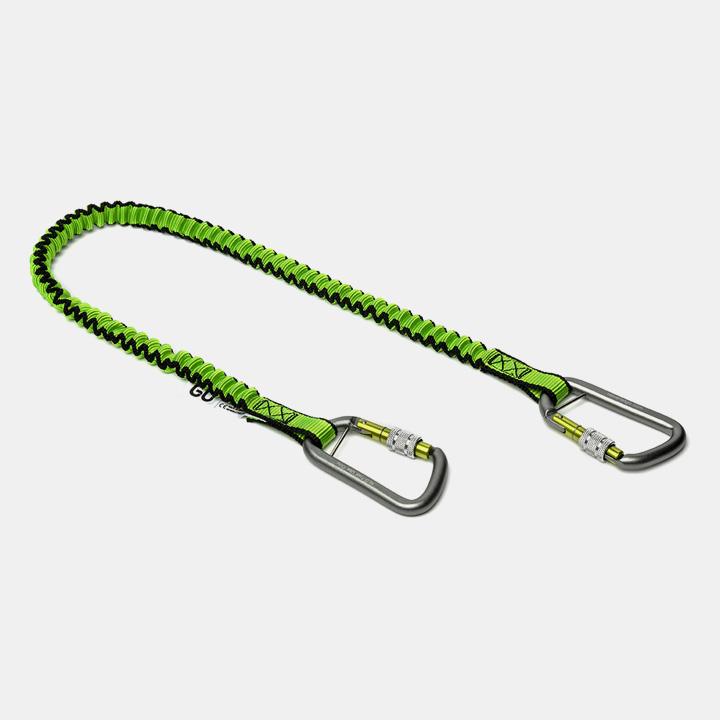 NLG GO™ Bungee Tool Lanyard, Twin Carabiner