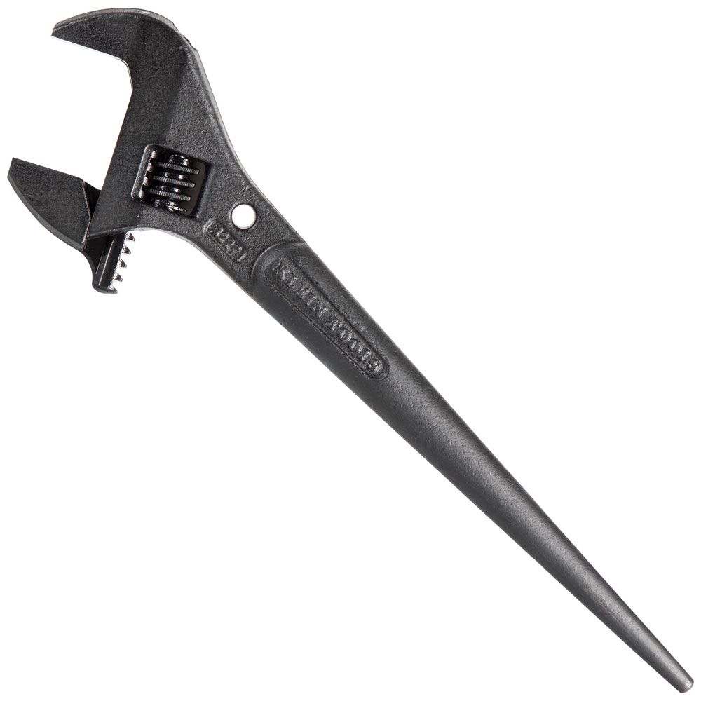 Klein Adjustable Spud Wrench, 10-Inch, 1-7/16-Inch, Tether Hole