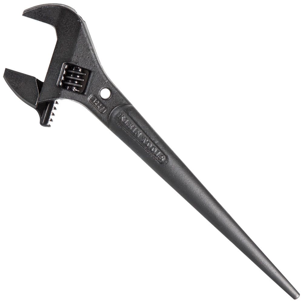 Klein Adjustable Spud Wrench 10 Inch 1 7 16 Inch Tether Hole