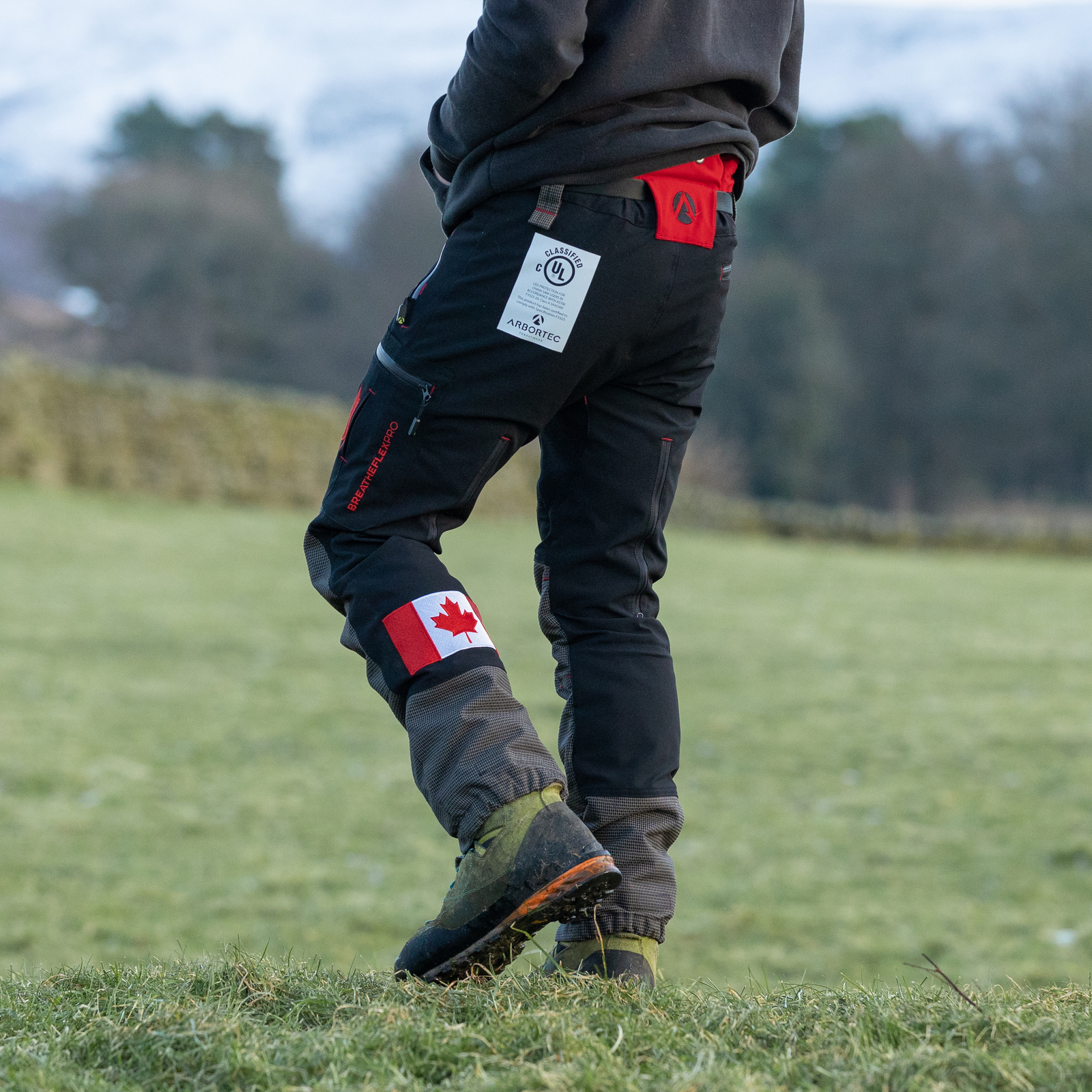 Breatheflex Chainsaw Trousers  Lime  Arbogear