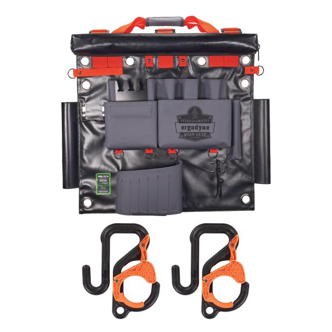 Ergodyne Arsenal 5711 Bucket Truck Tool Board with Locking Aerial Bucket Hooks Kit