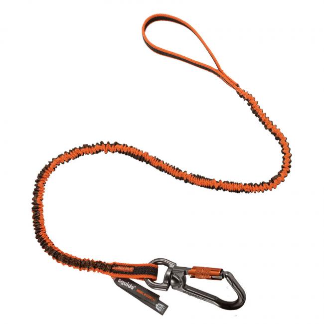 Ergodyne Squids 3109F(x) Tool Lanyard - Double-Locking Swivel Carabiner and Loop