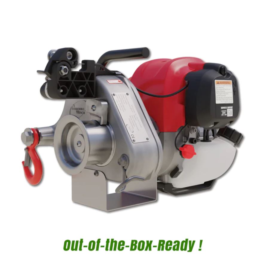 Portable Winch - GX50 Gas-Powered Accessorized Winch