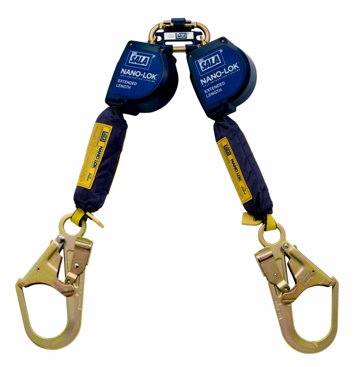 3M DBI-SALA Nano-Lok Extended Length Twin-Leg Self Retracting Lifeline