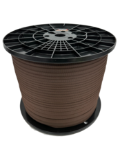 Polyester Pull Tape Unmarked For Halters -1/2" Brown