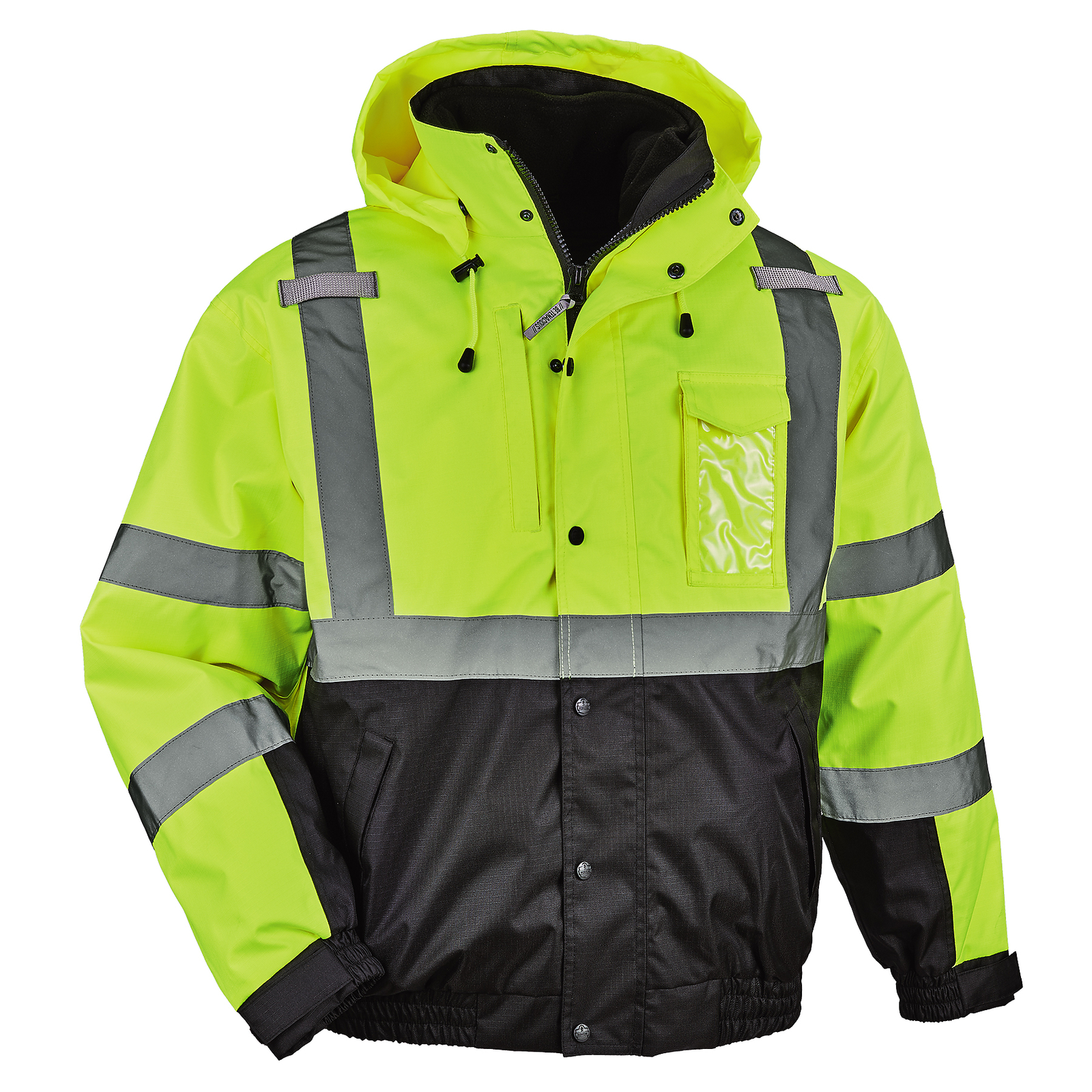 Ergodyne GloWear 8381 4-in-1 Hi-Vis Winter Bomber Jacket - Type R, Class 3