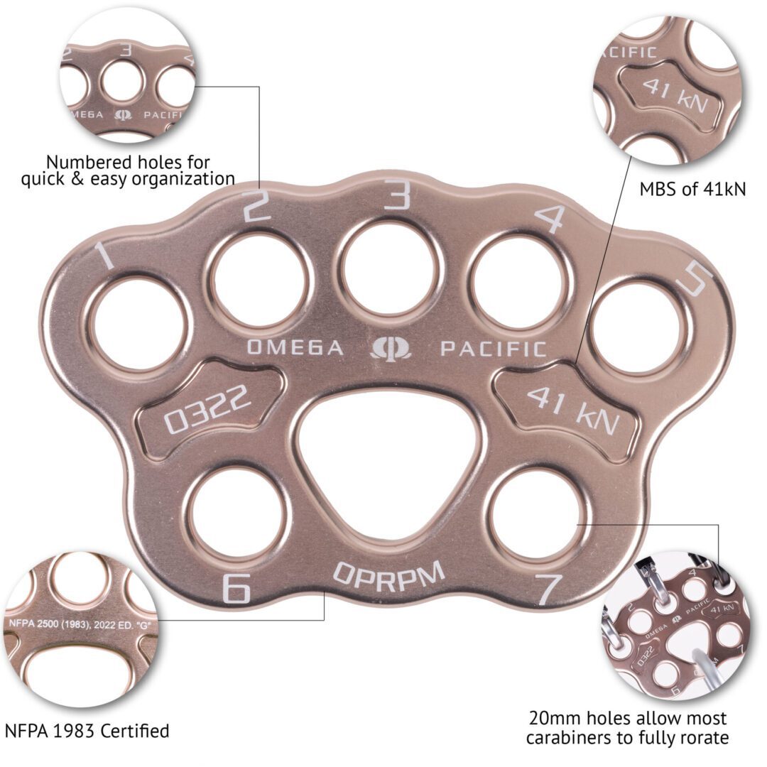 Using A Rope Rigging Plate OMEGA PACIFIC RIGGING PLATE NFPA - Lowest prices & free shipping ...