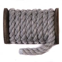 Cotton 3 Strand Solid Colors -1/4" Grey