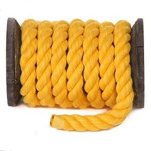 Cotton 3 Strand Solid Colors -1/4" Gold
