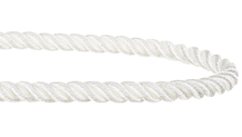 Polyester 3 Strand -3/8" White