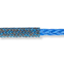 New England Ropes Poly Tec -9/32" Black/Blue