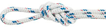 New England Ropes STA-SET -7/16" White w/ Blue Fleck