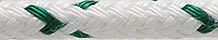 New England Ropes STA-Set X -5/16" White w/ Green Fleck