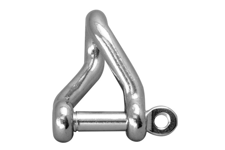Twisted Stainless Captive Pin Shackle