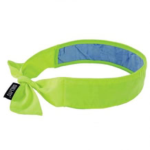Ergodyne Chill-Its 6700CT Evaporative Cooling Bandana Headband - PVA, Tie Closure - Ergodyne Chill-Its 6700CT Evaporative Cooling Bandana Headband - PVA, Tie Closure