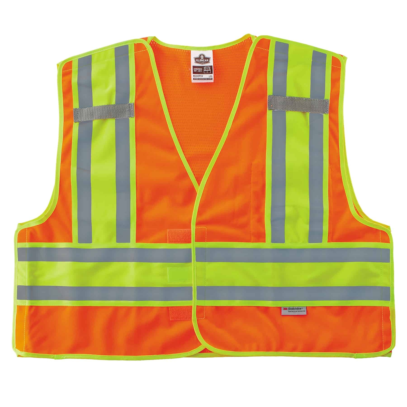 Ergodyne GloWear 8245PSV Hi-Vis Public Safety Vest - Type P, Class 2