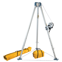 Falltech 11' Confined Space Tripod System with 60' Stainless Steel Personnel Winch - Falltech 11' Confined Space Tripod System with 60' Stainless Steel Personnel Winch