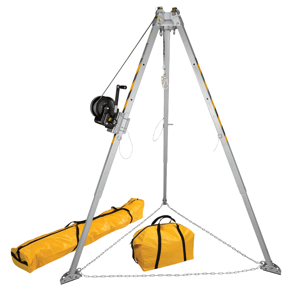 Falltech 8' Tripod Kit with 7297T Winch and Storage Bags
