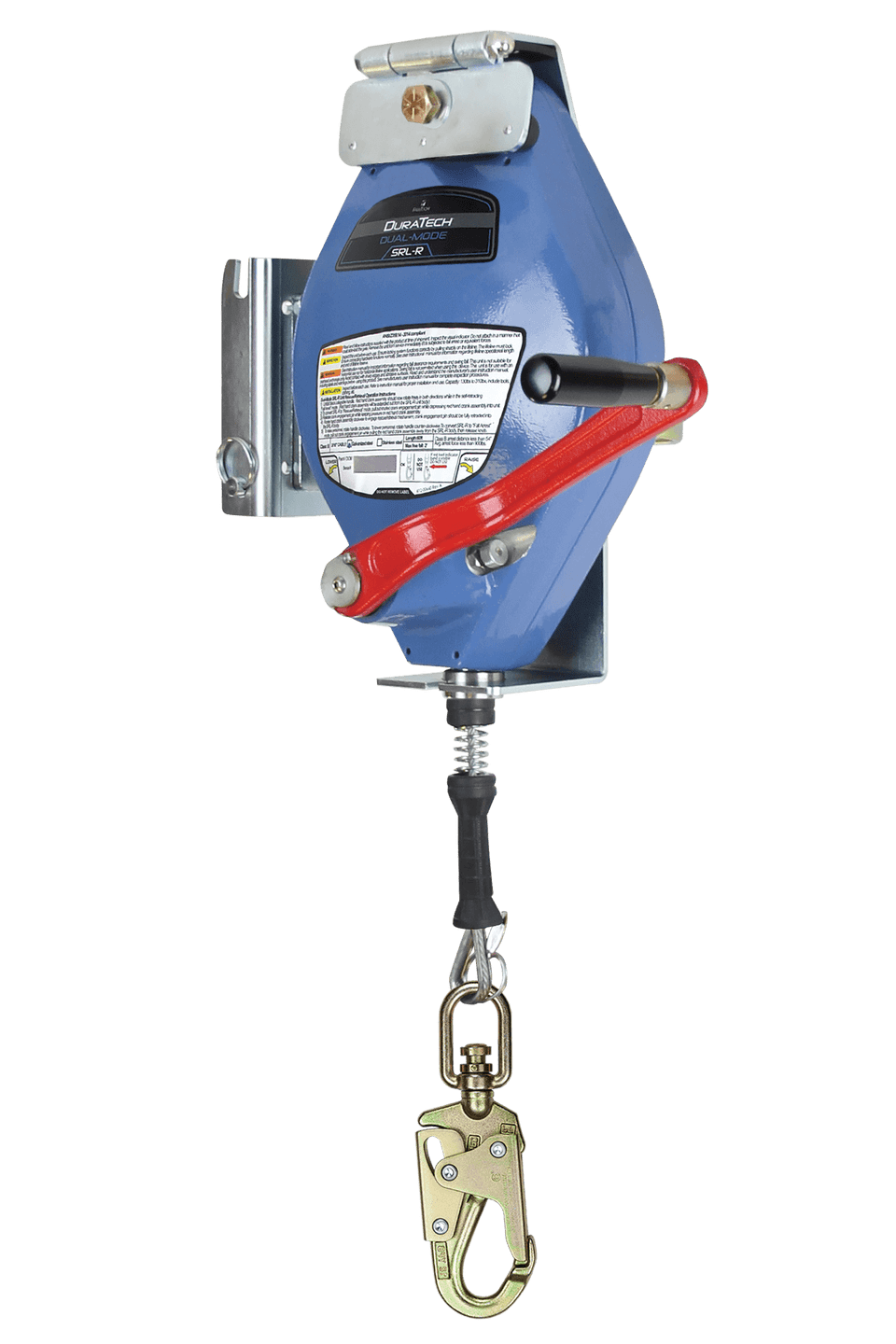 Falltech DuraTech 60' 3-way SRL-R with Galvanized Steel Cable for Davits