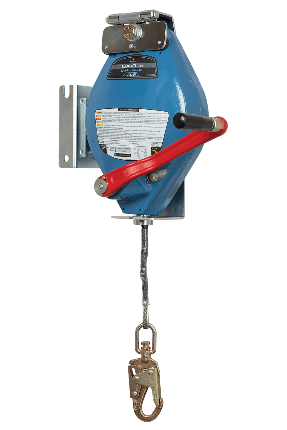 Falltech DuraTech 45' 3-way SRL-R with Technora Rope for Davits