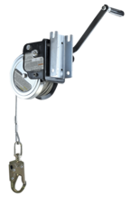 Falltech FallTech Personnel Winch for Tripods and Davits with Galvanized Steel Cable - Falltech FallTech Personnel Winch for Tripods and Davits with Galvanized Steel Cable