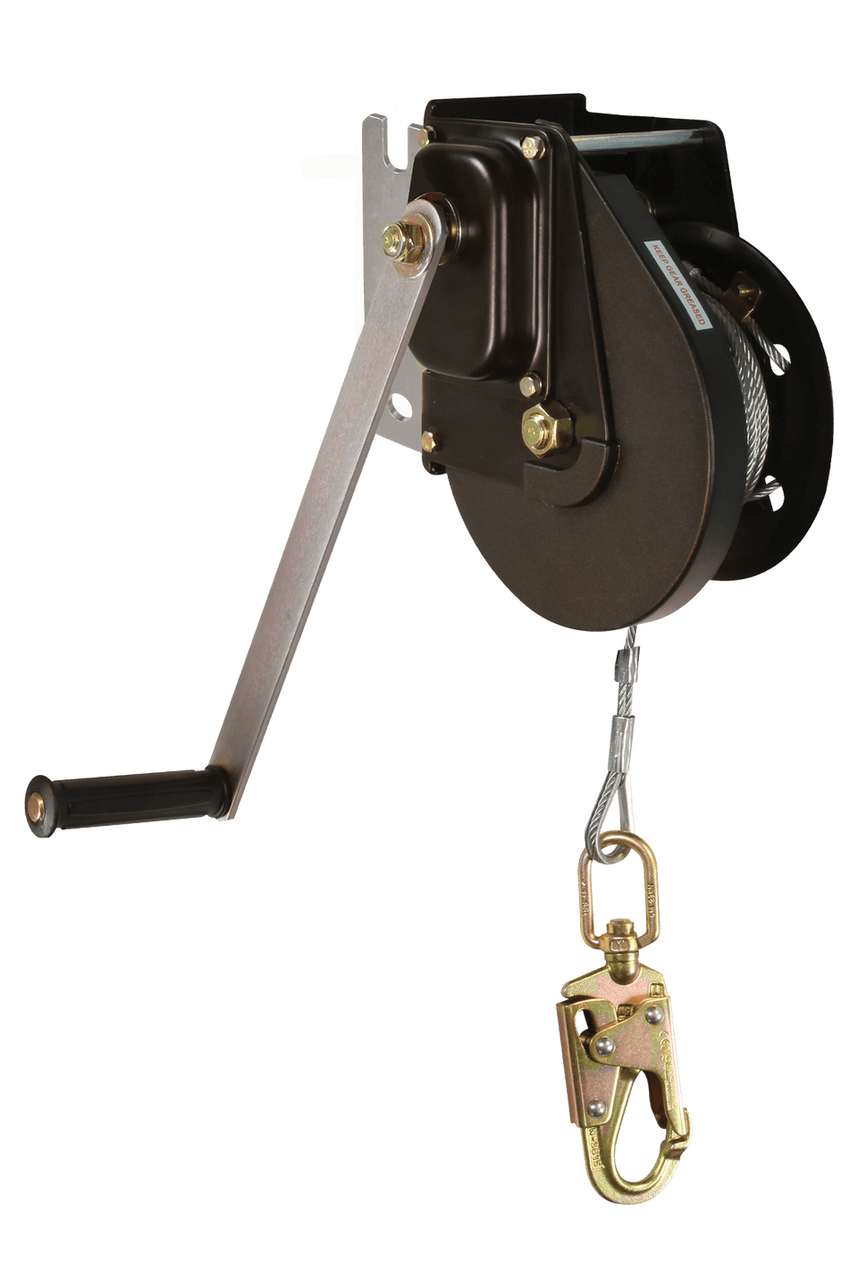 Falltech FallTech Materials Winch for Tripods and Davits with Galvanized Steel Cable