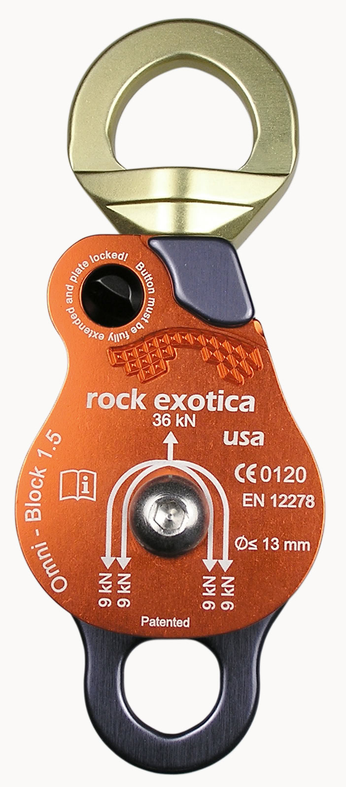 Rock Exotica Omni-Block - Swivel Double Pulley