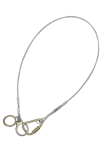 Falltech Cable Carabiner Sling Anchor with Galvanized Steel Cable - Falltech Cable Carabiner Sling Anchor with Galvanized Steel Cable