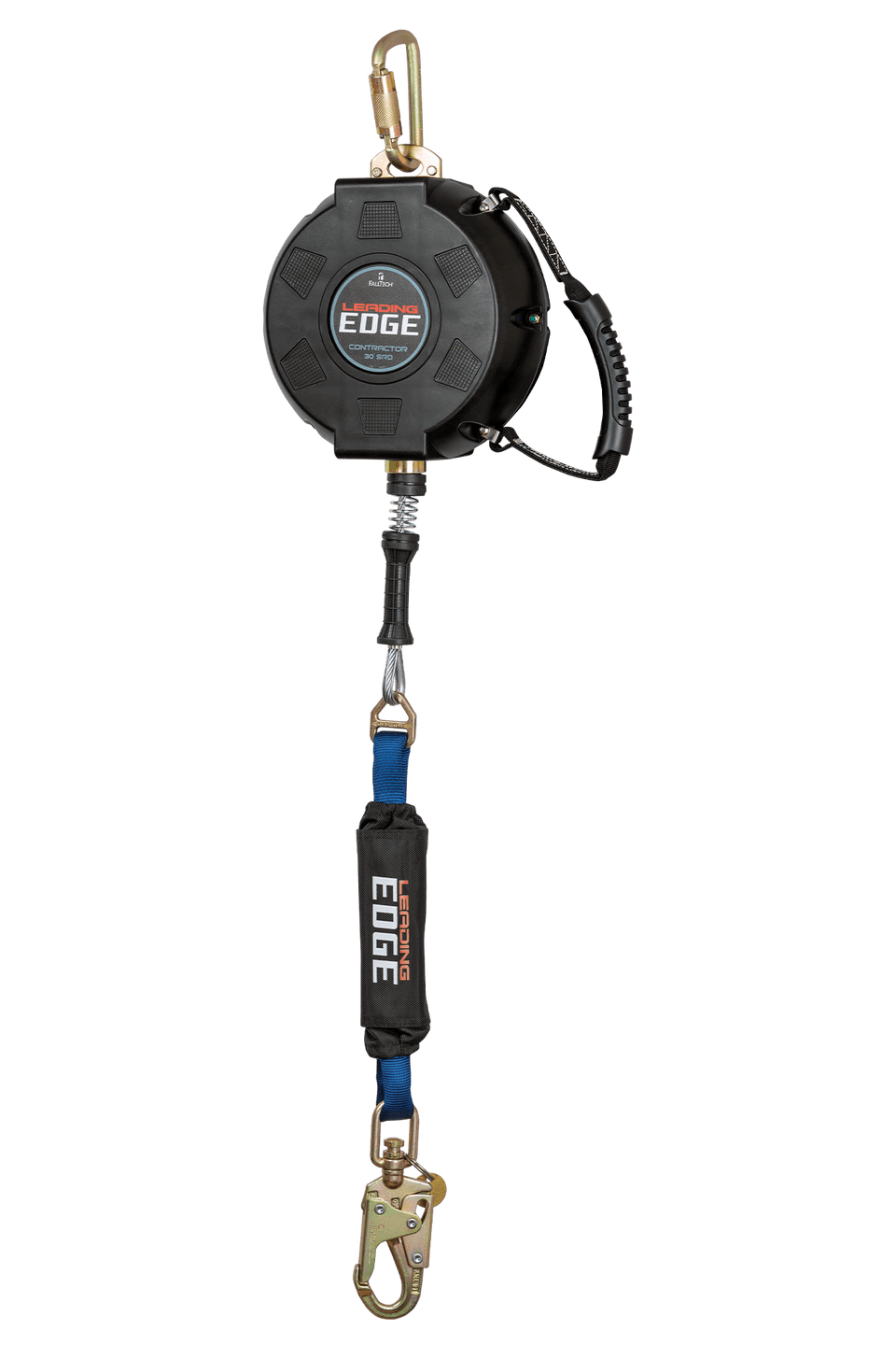 Falltech Contractor Leading Edge Class 2 SRL with Galvanized Steel Cable and Anchorage Carabiner (CSA)