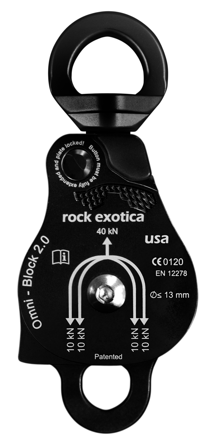 Rock Exotica Omni-Block - Swivel Double Pulley