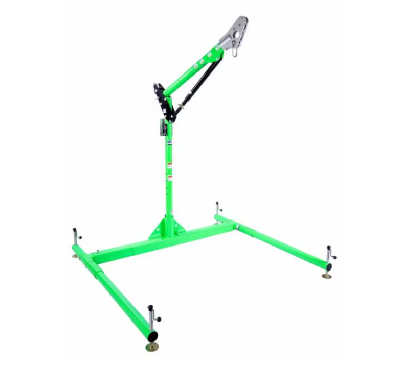 3M DBI-SALA Advanced 5-Piece Davit Hoist System, Green - Silver