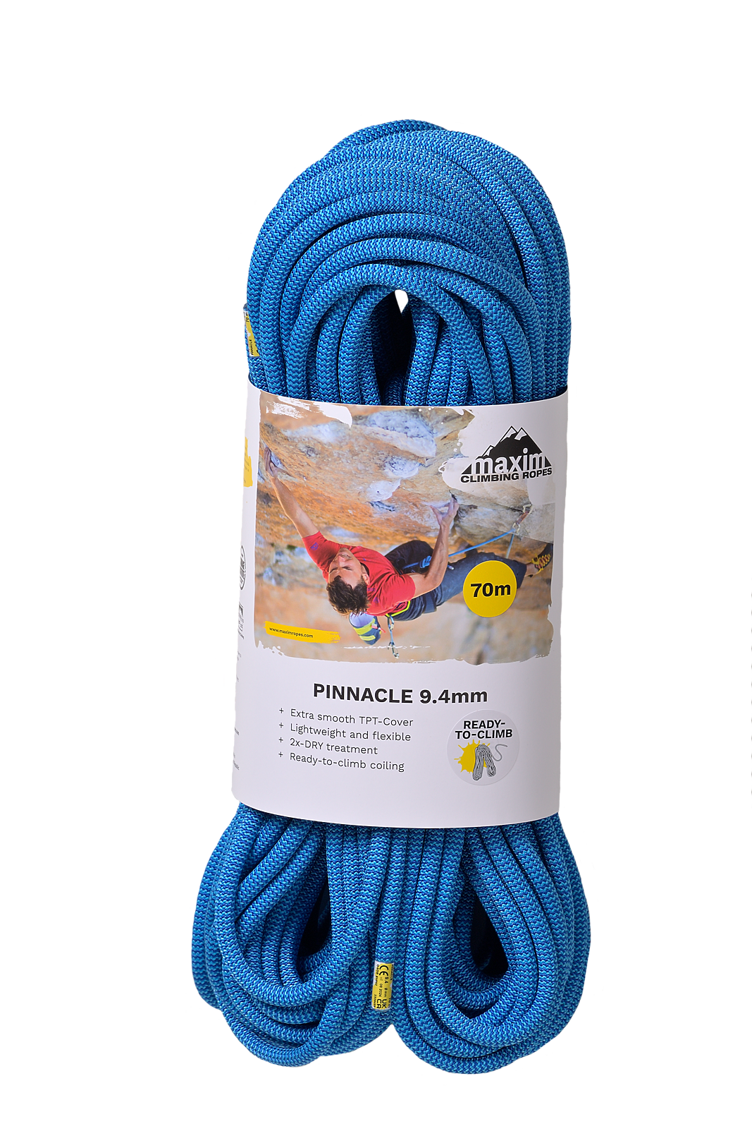 Maxim Rope Maxim Pinnacle Dynamic Rope ropes - Lowest prices, free shipping ...