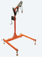 FallTech 5pc Confined Space Davit System with 12" to 29" Offset Davit Arm and Winch - FallTech 5pc Confined Space Davit System with 12" to 29" Offset Davit Arm and Winch
