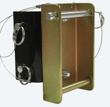 FallTech Device Receiver Bracket for Davit-mounted FallTech Winches and SRL-Rs - FallTech Device Receiver Bracket for Davit-mounted FallTech Winches and SRL-Rs