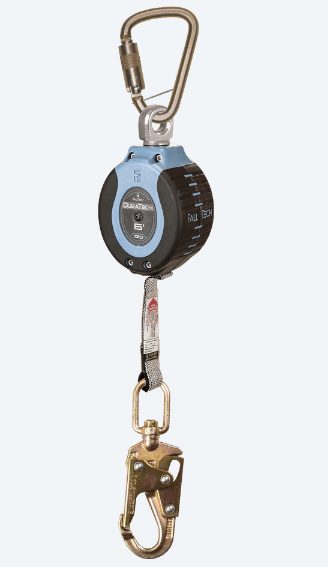FallTech 6' DuraTech Personal SRL with Steel Swivel Snap Hook, Includes Steel Dorsal Connecting Carabiner