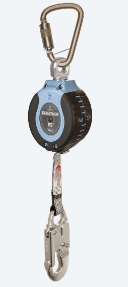 FallTech 6' DuraTech Personal SRL with Aluminum Snap Hook, Includes Steel Dorsal Connecting Carabiner