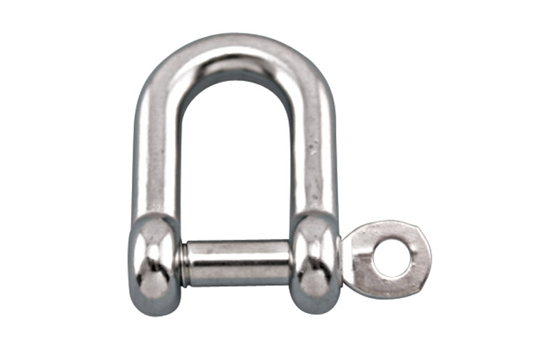 Suncor Stainless Straight D Shackle with Captive Pin