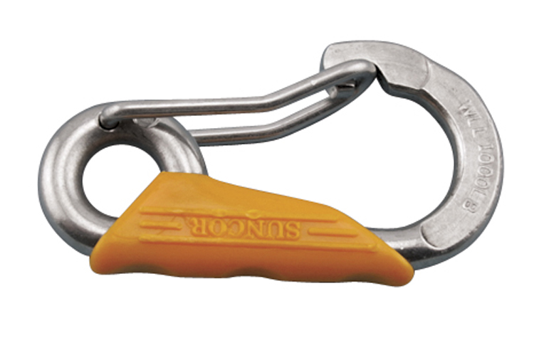 Suncor Stainless Poly Grip Harness Clip