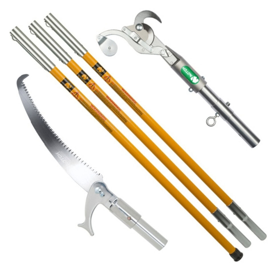 Notch 18' Pole Pruner & Saw Quick Change Set