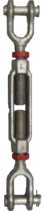 Forged Turnbuckles With Locknuts