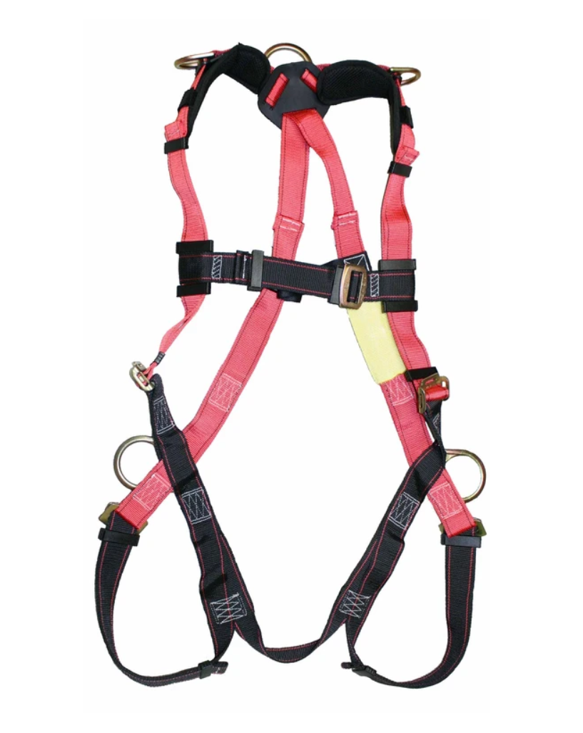 MLR Parachute Style Full Body Harness (CSA) Grommet Legs, Quick Connect Chest