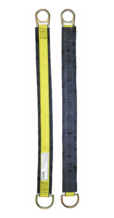 MLR Pass-Through Anchor Sling w/2 D-Rings w/ Wear Pad - MLR Pass-Through Anchor Sling w/2 D-Rings w/ Wear Pad
