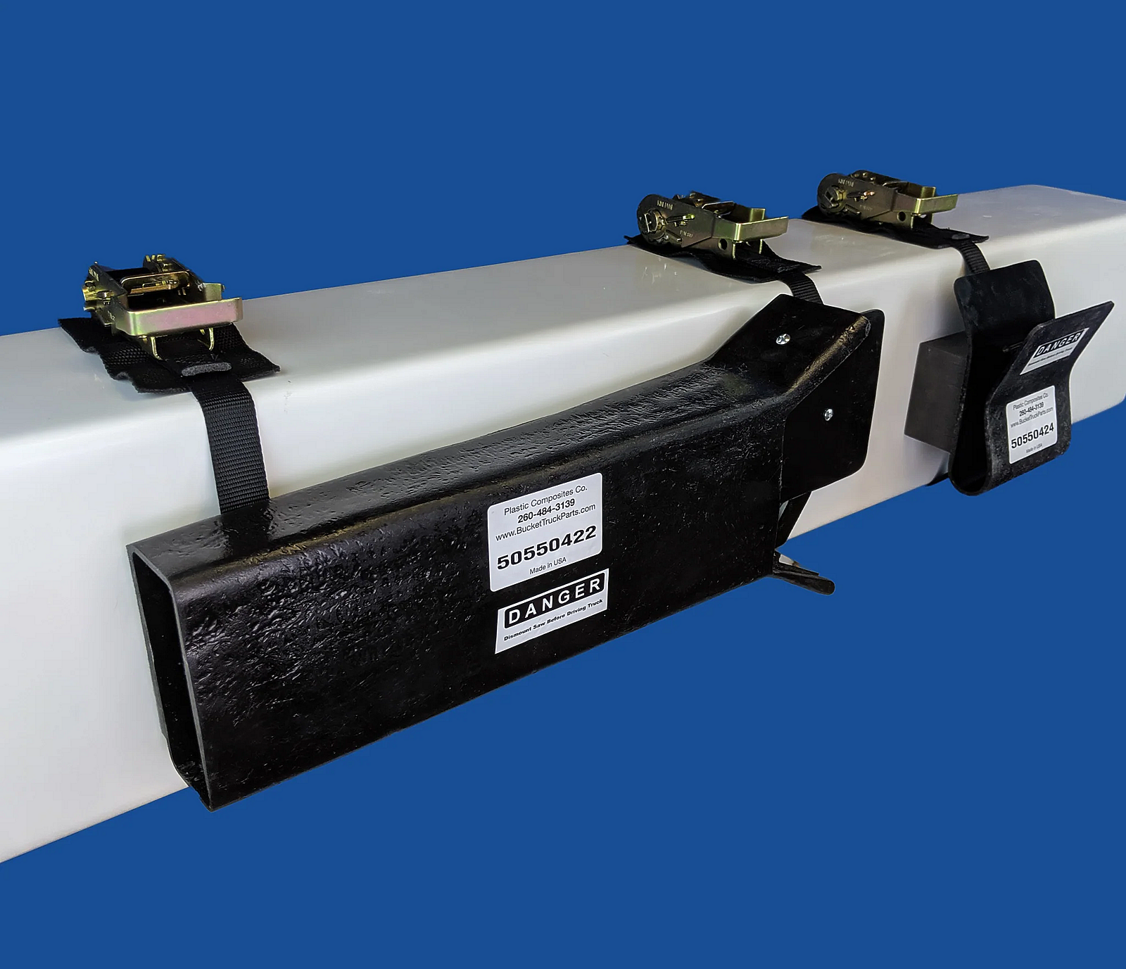PLASTIC COMPOSITES Polesaw Holder - Boom Mounted (Blade End and Handle End Set)