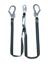 MLR HOT WORK 1 3/4" Twin Leg Enery-Absorbing Kevlar Adjustable Lanyard 310 (CSA) - MLR HOT WORK 1 3/4" Twin Leg Enery-Absorbing Kevlar Adjustable Lanyard 310 (CSA)