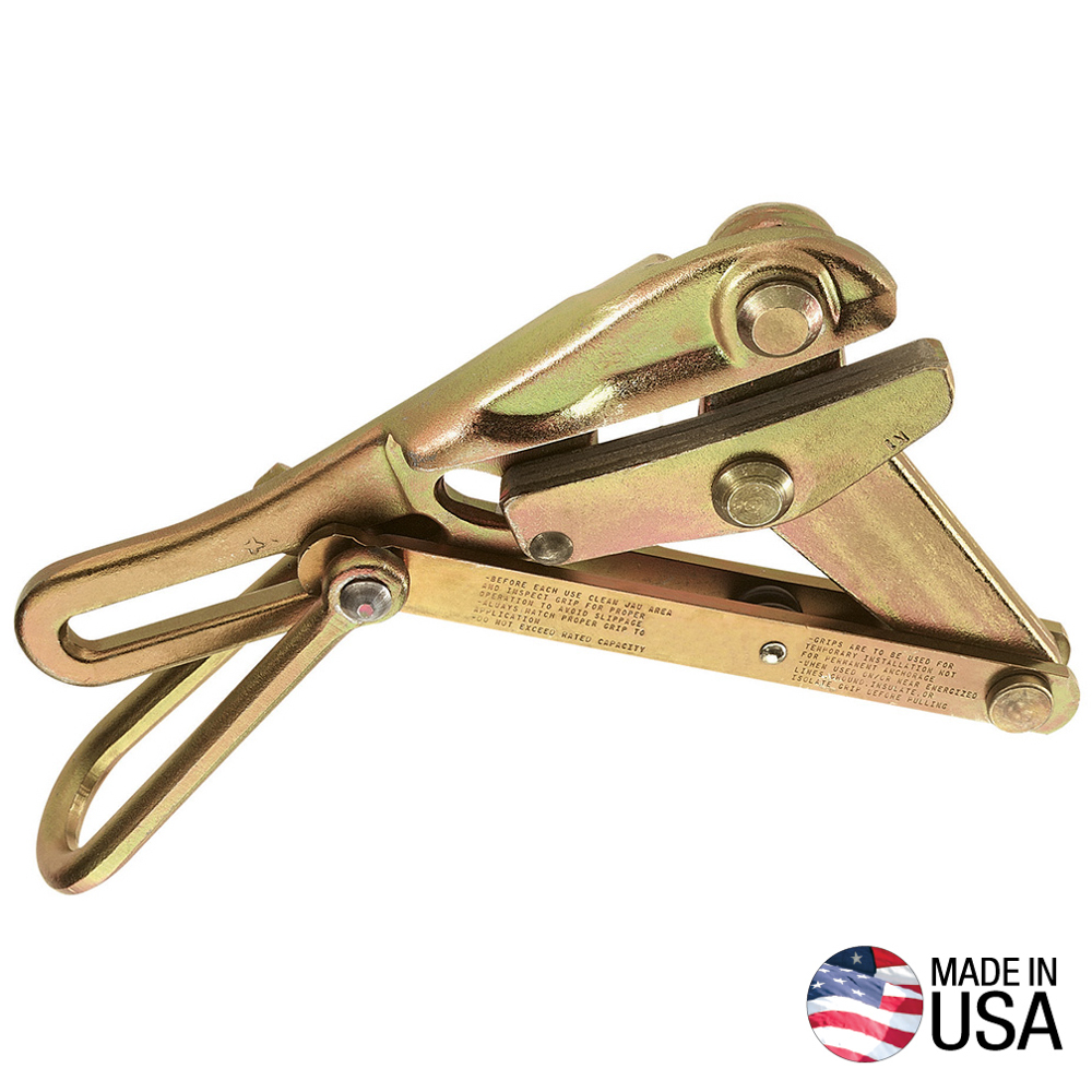 Klein Chicago Grip for EHS Cable, Curved Jaw