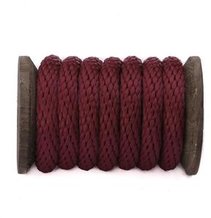 Polypropylene Multifilament Solid Braid (Derby Rope) - Solid Color -1/2" Burgundy