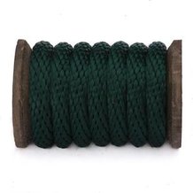 Polypropylene Multifilament Solid Braid (Derby Rope) - Solid Color -5/8" Hunter Green