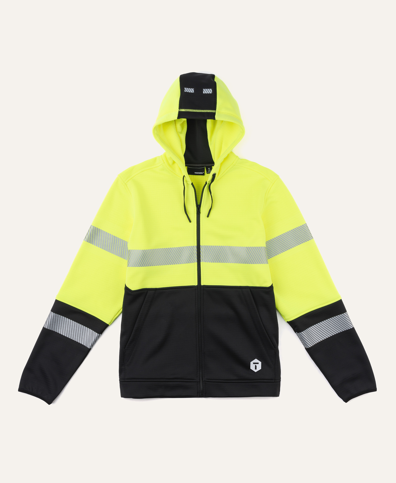 TRUEWERK M2 GRID ZIP UP HOODIE VIS