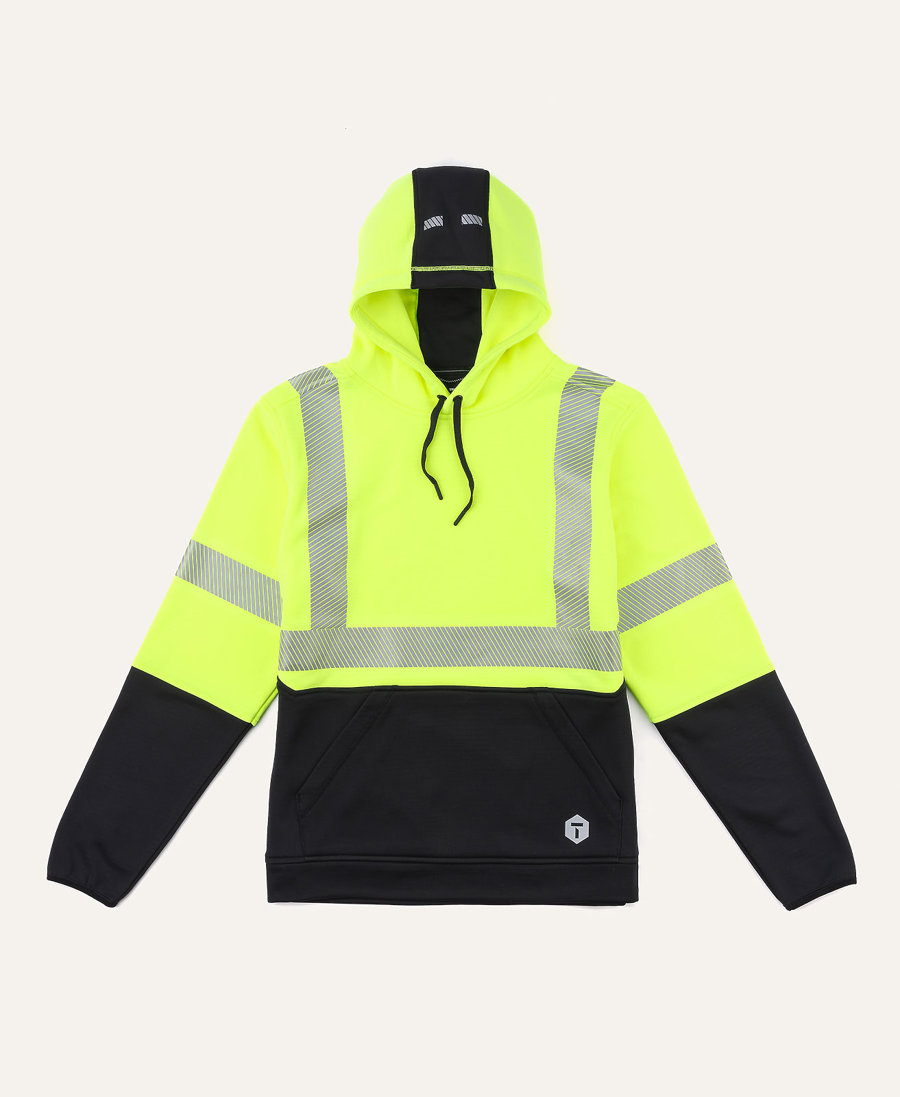 TRUEWERK WOMEN'S M2 GRID PULLOVER HOODIE VIS